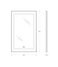 Зеркало BelBagno SPC-KRAFT-500-800-LED-TCH-WARM