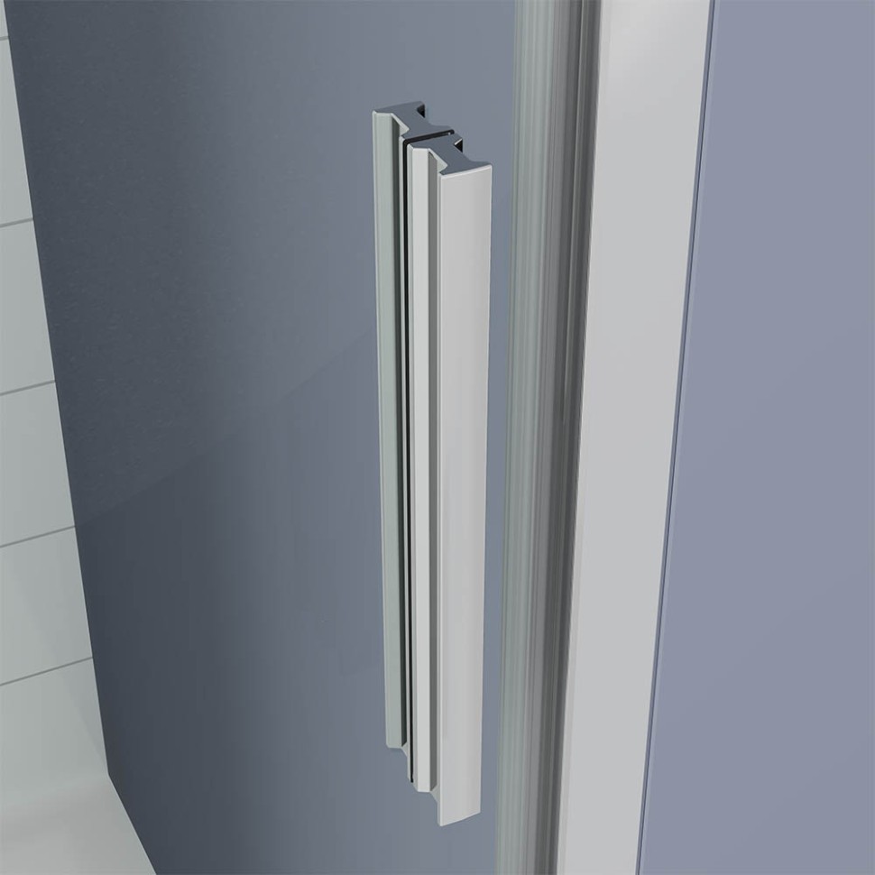 Душевой угол Veconi Ottimo P20SP CH, 1200х800х1900 хром, стекло прозрачное