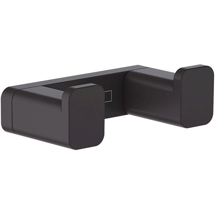 Крючок двойной Hansgrohe AddStoris, Черный матовый, 41755670