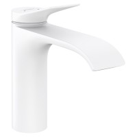 Смеситель для раковины Hansgrohe Vivenis без сливного гарнитура 75022700, белый матовый