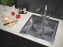 Смеситель для кухни SKALEN, нержавеющая сталь, Sk213020-SS(BS), Paulmark