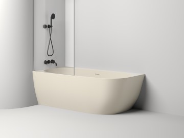 Ванна пристенная угловая SOFIA CORNER L 170x85 S-Sense Глянцевое