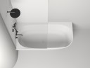 Ванна пристенная угловая SOFIA CORNER L 170x85 S-Sense Глянцевое