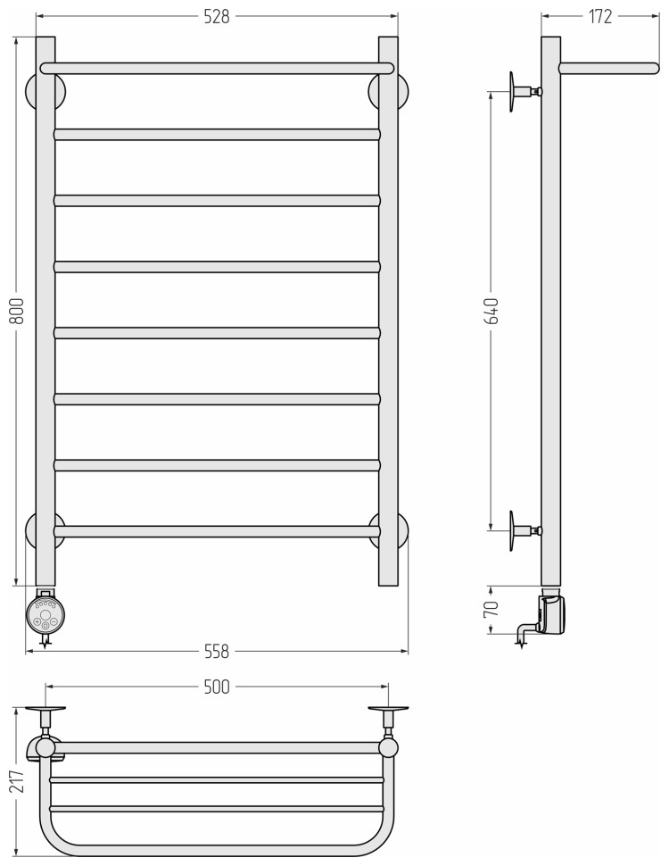 Формат 20 ТЛ 800х500 (Полка + 7) П16