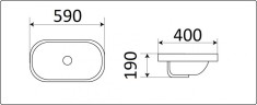 Умывальник CeramaLux 5006B