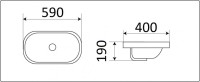 Умывальник CeramaLux 5006B