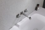 Смеситель ABBER Wasserfall AF8612NG для раковины скрытого монтажа, никель