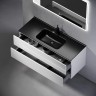 Тумба подвесная SANCOS Urban 1190х450х550, c двумя ящиками оснащенными доводчиками, белый глянец , арт. UR120-1W