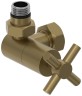 Вентиль 3D левый крест (G 1/2" НР х G 3/4" НГ)