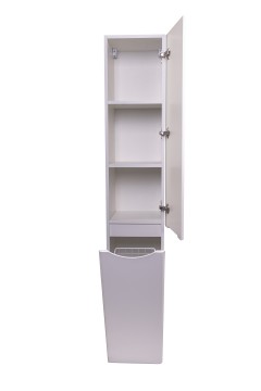 Колонна универсальная STYLE LINE "Бергамо" с корзиной, Люкс антискрейтч белый, PLUS