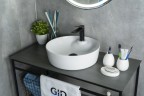 Раковина Gid D1306 51181 накладная белая 44x44x14
