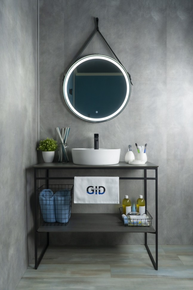 Раковина Gid D1306 51181 накладная белая 44x44x14