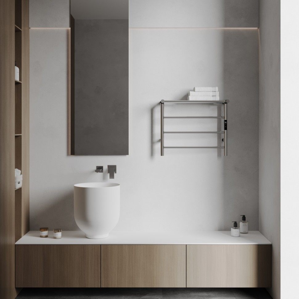 Полотенцесушитель электрический ABBER Standard AH4614 хром