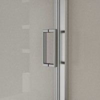 Душевая дверь City VDS-5CT100CL, 1000, хром, стекло прозрачное