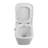 Унитаз подвесной с сиденьем, функцией биде и смесителем BelBagno DUE BB3103CHR-BS/SC