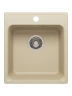 Кухонная мойка из искусственного камня Uperwood UPD-406, прямоугольная, цвет лён
