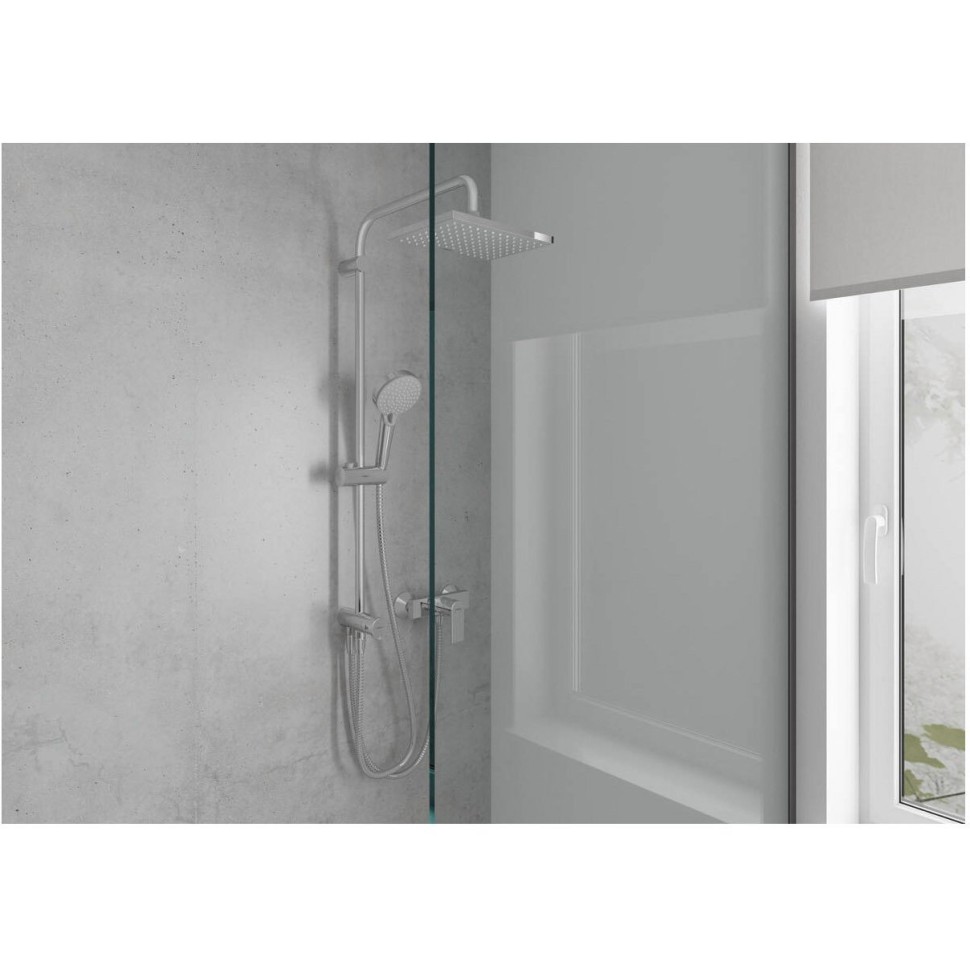 Душевая система Hansgrohe Vernis Shape Showerpipe 230 1jet Reno 26282000 хром