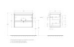 База под раковину подвесная BelBagno KRAFT 39-700/390-2C-SO-BO Bianco Opaco