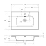 Керамическая раковина BelBagno BB700ETL