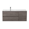 База под раковину подвесная BelBagno KRAFT-1000-2C-1A-SO-CG-L Cemento Grigio