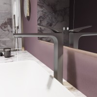 Смеситель для раковины Puro VBF-5P02GM, вороненая сталь