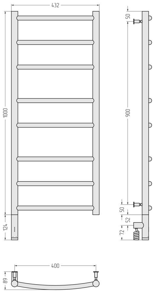 Галант 3.0 1000х400 МЭМ левый