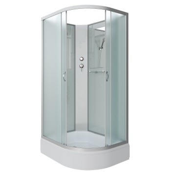 Душевая кабина Niagara Classic NG-33184-14LBK (110х80х200) средний поддон(26см),стекло матовое,4 места