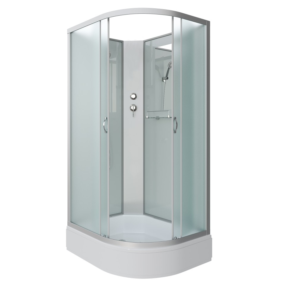 Душевая кабина Niagara Classic NG-33184-14LBK (110х80х200) средний поддон(26см),стекло матовое,4 места