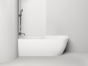 Ванна пристенная угловая SOFIA CORNER L 170x85 S-Stone Матовое