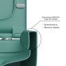 Унитаз BERGES подвесной EGO XL матовый темно-зеленый Rimless 54 см, сиденье дюропласт EGO XL Slim SO матовый темно-зеленый, микролифт, быстросъём