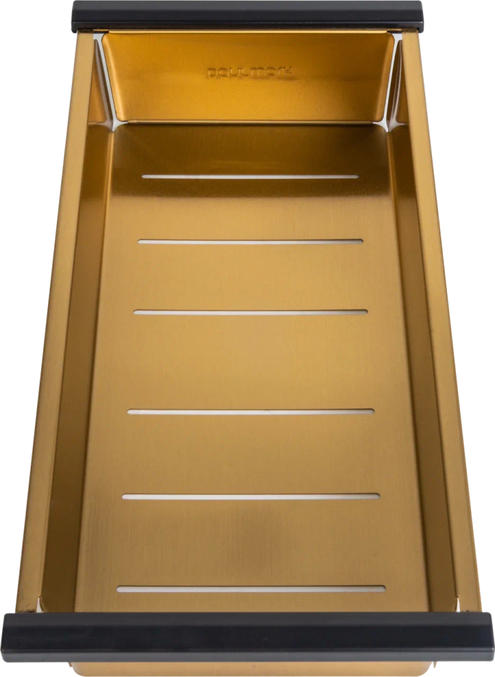 Коландер ADVANCE, A430-BG, брашированное золото, 205х430мм, Paulmark