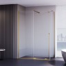 Боковая панель Veconi Premium Trento SP-50G, 800х2000 ,брашированное золото, стекло прозрачное