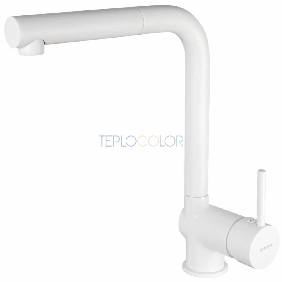 Смеситель для кухни, с выдвижным изливом