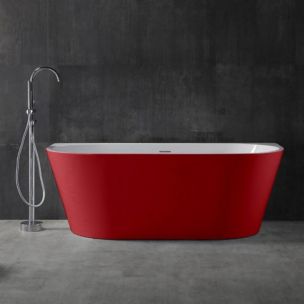 Акриловая ванна ABBER AB9216-1.7R красная