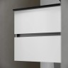 Тумба подвесная SANCOS Urban 1190х450х550, c двумя ящиками оснащенными доводчиками, белый глянец , арт. UR120-2W