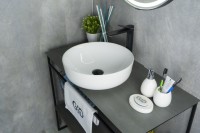 Раковина Gid D1315 51182 накладная белая 41.5x41.5x13.5