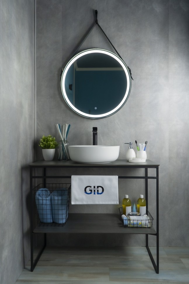 Раковина Gid D1315 51182 накладная белая 41.5x41.5x13.5