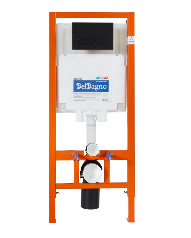 Кнопка смыва BelBagno MARMI BB012-MR-NERO.M, цвет-черный матовый Tocco Morbido