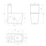 Чаша напольного унитаза BelBagno ALBANO BB120CPR