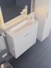 Тумба под раковину для ванной подвесная Uperwood Modul 60х21х60 см, белаяатовая