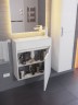 Тумба под раковину для ванной подвесная Uperwood Modul 60х21х60 см, белаяатовая