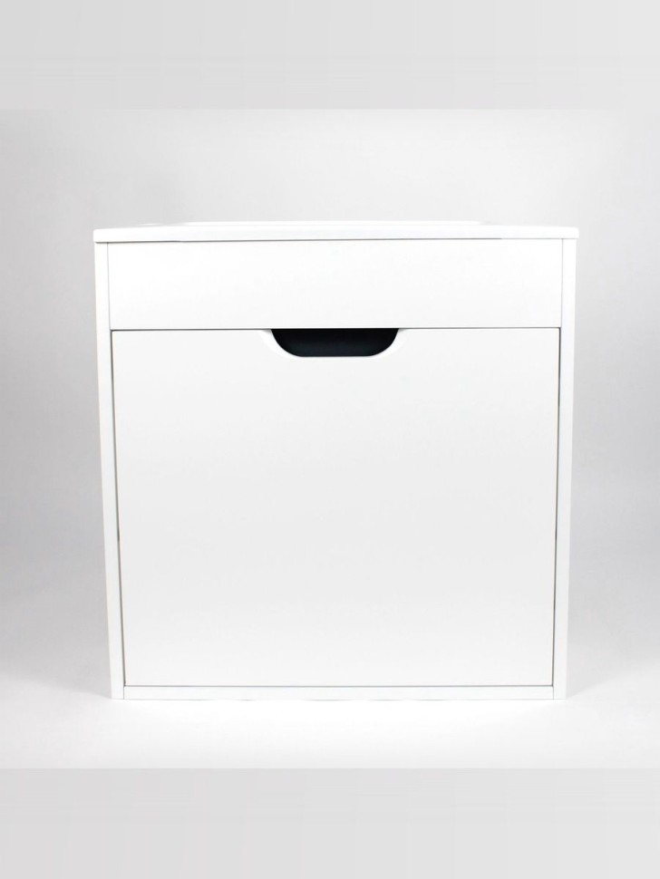 Тумба под раковину для ванной подвесная Uperwood Modul 60х21х60 см, белаяатовая