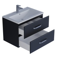 Тумба под раковину Uperwood Foster 80 см, черная