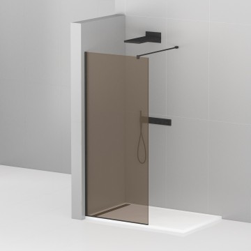 Душевая перегородка CEZARES LIBERTA-L-1-90-120-BR-NERO