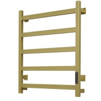 Полотенцесушитель электрический Оттимо Куадро 1750060GBR5EN 50*60 диммер R, золото брашированное  