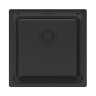 Мойка YUNI 44 UNI, нерж. сталь, YU44-MBN, матовый черный NANO-PVD, 440х440мм, Paulmark