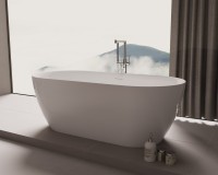 Ванна акриловая Vincea VBT-705-1800, 1800*800*585, цвет белый, щелевой перелив, слив белый