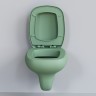 Сиденье д/унитаза Ambassador Diamond 122T21001 (толстое) МЯТНОЕ МАТОВОЕ