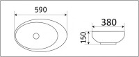 Умывальник CeramaLux 78255
