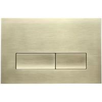 Кнопка смыва Veconi FLUSH V1, золото брашинг